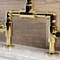 Kingston Brass KS2172RKX Bridge Bathroom Faucet with Push Pop-Up, Polished Brass KS2172RKX - alternate 2